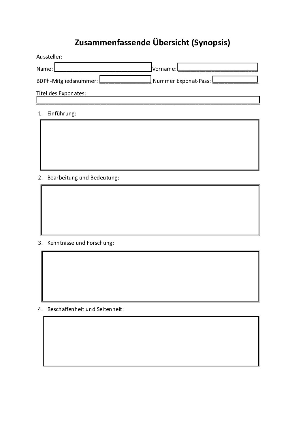 WWP 2026 Synopsis für Ihr Exponat (PDF Format)